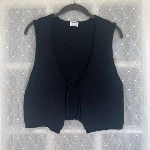 Croon On Knit Blouse Vest